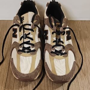 New Balance Men's White and Brown Running Shoes 530
